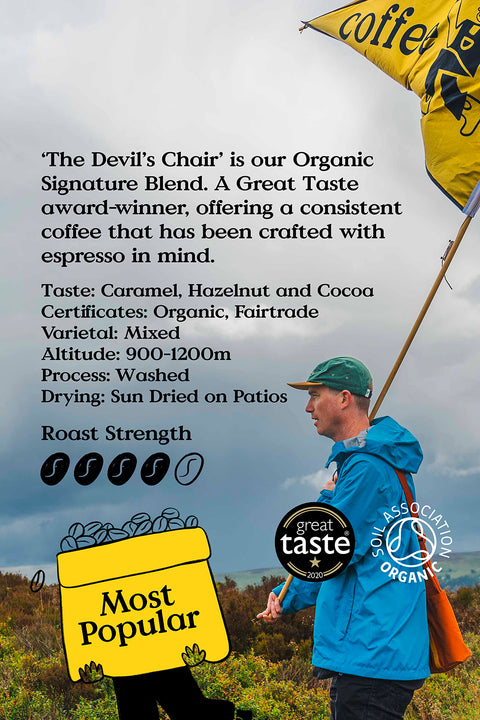 The Devil's Chair: Organic Signature Blend, 225g Bag